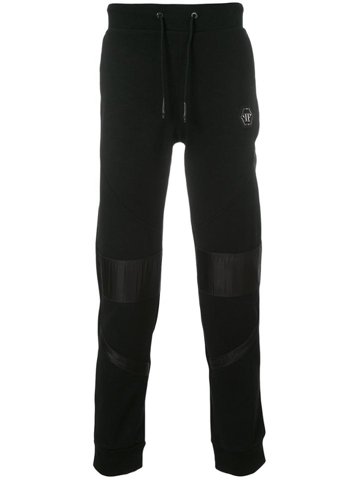 Philipp Plein Logo Plaque Track Pants - Black