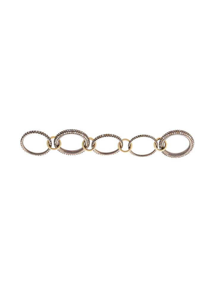 Spinelli Kilcollin Champagne Rhodium Rings - Black