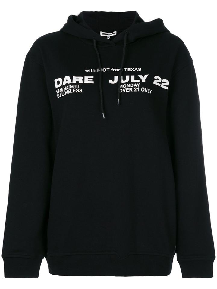 Mcq Alexander Mcqueen Poison Youth Tour Date Hoodie - Black