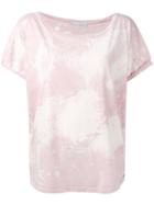 Faith Connexion Distressed T-shirt - Pink & Purple