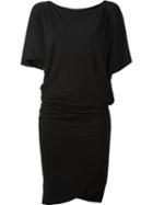 Vivienne Westwood Anglomania Batwing Sleeve Fitted Dress, Women's, Size: Small, Black, Viscose/spandex/elastane