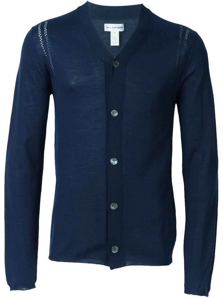 Comme Des Garçons Shirt V-neck Cardigan