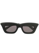 Kuboraum Rectangular Frame Sunglasses - Black