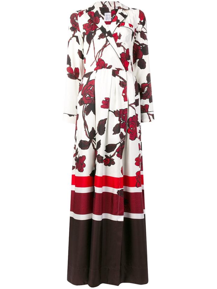 Sara Roka Wrap Shirt Dress - White