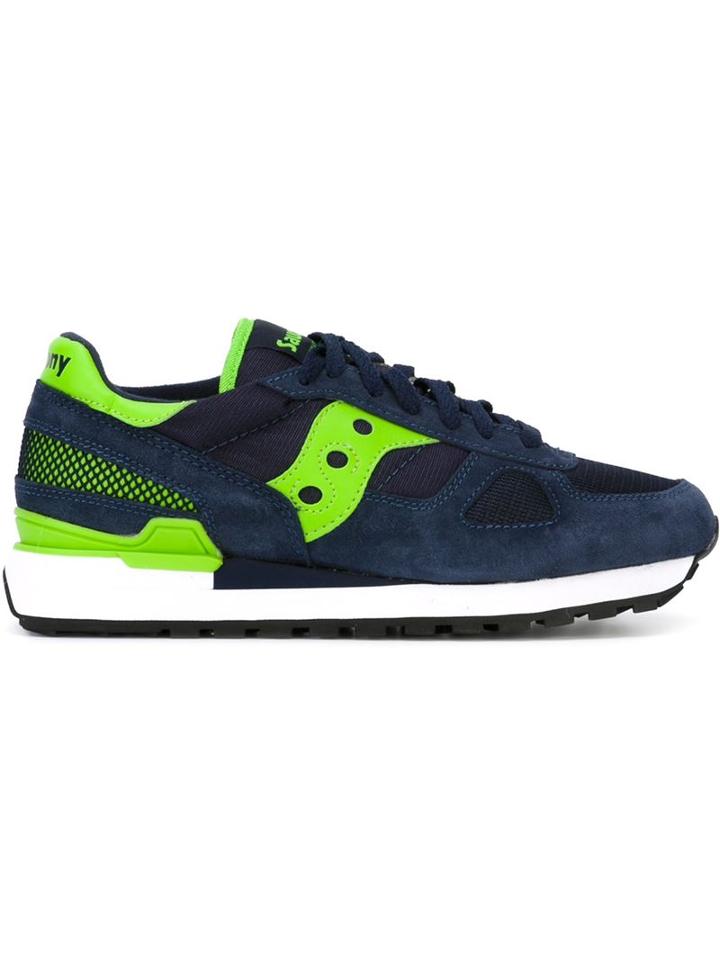 Saucony Shadow Original Sneakers, Men's, Size: 9.5, Blue, Polyamide/leather/rubber