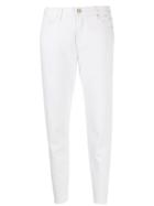 Don't Cry Slim-fit Mid Rise Trousers - White