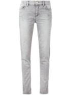 Versace Jeans Straight Leg Jeans, Women's, Size: 26, Grey, Cotton/spandex/elastane