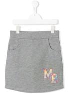 My Brand Kids Teen Logo Embellished Skirt - Grey