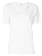 Saint Laurent - Je T'aime Print T-shirt - Women - Cotton - Xs, White, Cotton