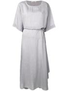 Barena Elastic Waist Dress - Blue