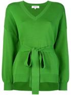 Enföld Front Tie Jumper - Green