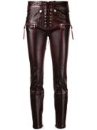 Unravel Project Lace-up Detail Trousers - Black