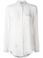 Thom Browne - Classic Shirt - Women - Silk - 40, White, Silk