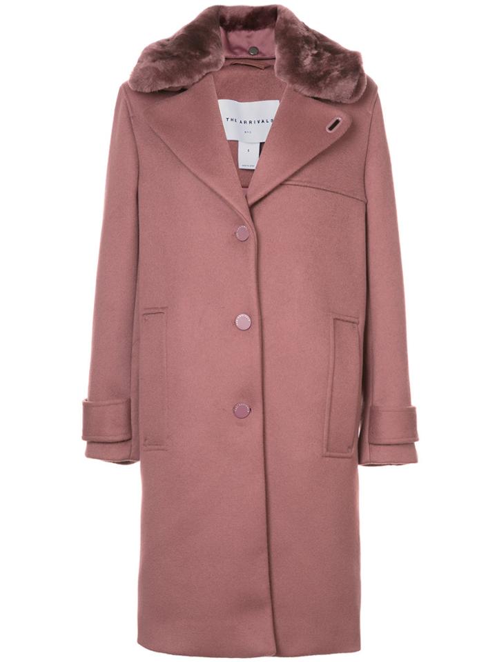 The Arrivals Nora Coat - Pink & Purple