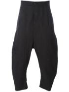 Lost & Found Ria Dunn Drop-crotch Loose Fit 'flight' Trousers - Black