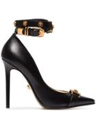 Versace Black Medusa 110 Leather Pumps