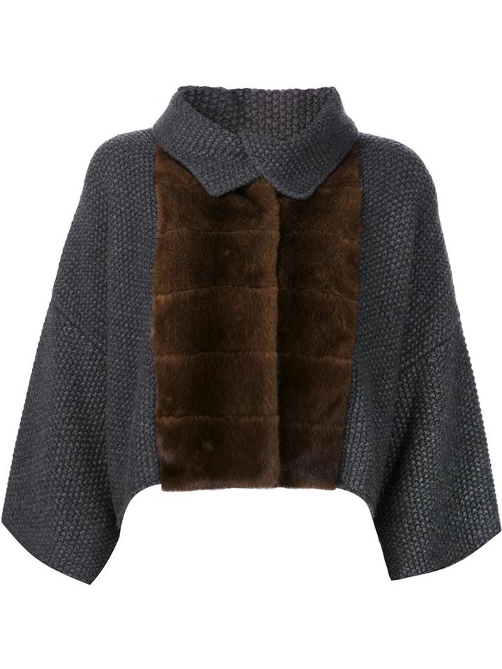 Fabiana Filippi Panel Detailing Cropped Jacket
