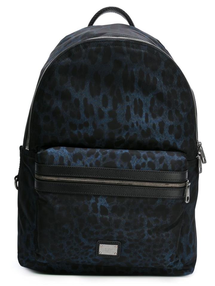 Dolce & Gabbana Leopard Print Backpack