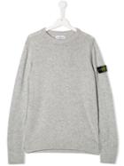Stone Island Junior Teen Long-sleeve Sweater - Grey