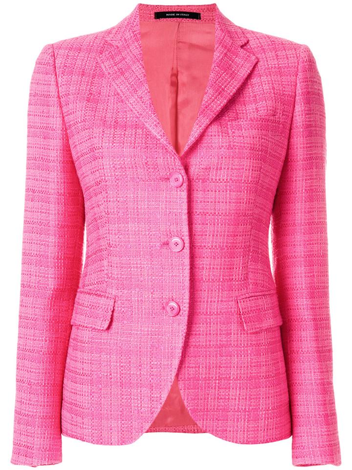 Tagliatore Tweed Blazer - Pink & Purple