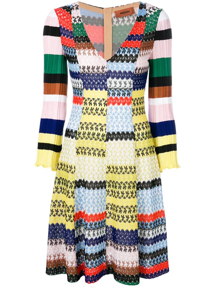 Missoni Colour-block Sweater Dress - Multicolour