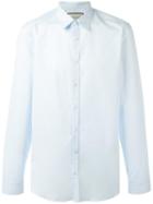 Gucci Poplin Button Down Shirt, Men's, Size: 42, Blue, Cotton