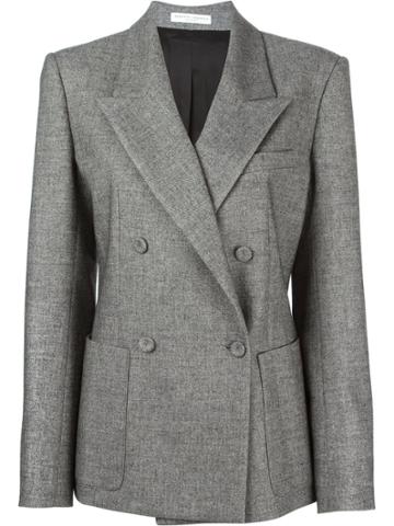 Barbara Casasola Double Breasted Blazer - Grey