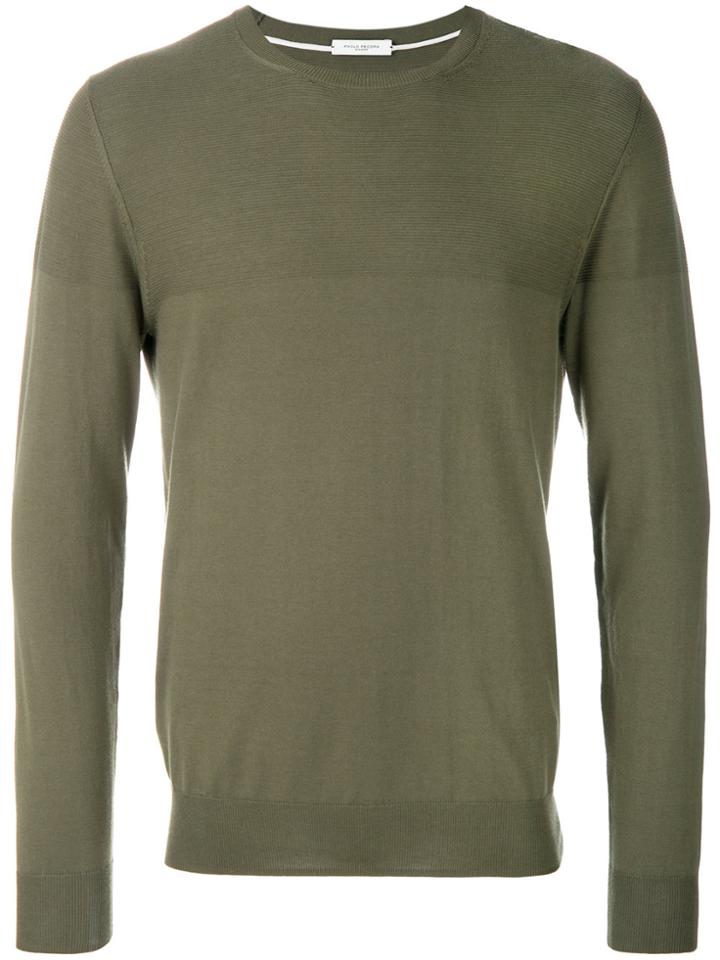 Paolo Pecora Crew Neck Sweater - Green