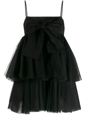 Brognano Tulle Mini Dress - Black