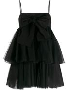 Brognano Tulle Mini Dress - Black