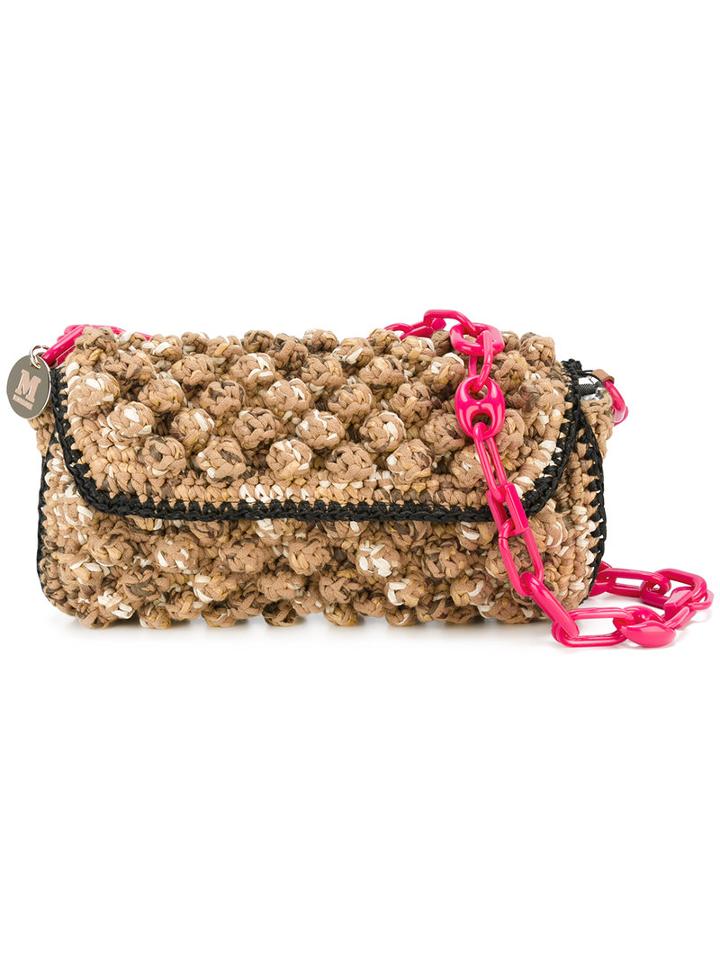 M Missoni - Macramé Shoulder Bag - Women - Cotton/polyester/viscose - One Size, Brown, Cotton/polyester/viscose