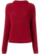 Uma Raquel Davidowicz - Knitted Jumper - Women - Cotton/acrylic - M, Red, Cotton/acrylic