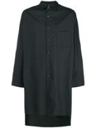 Y-3 Long Button Up Shirt - Black