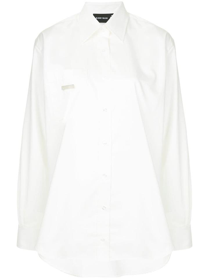 Ribeyron One Pocket Shirt - White