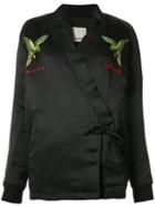 Blossom Kimono - Women - Silk - 8, Black, Silk, Maharishi