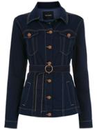Tufi Duek Belted Denim Jacket - Blue