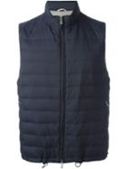 Brunello Cucinelli Padded Jacket, Men's, Size: M, Blue, Nylon/feather Down/polyamide