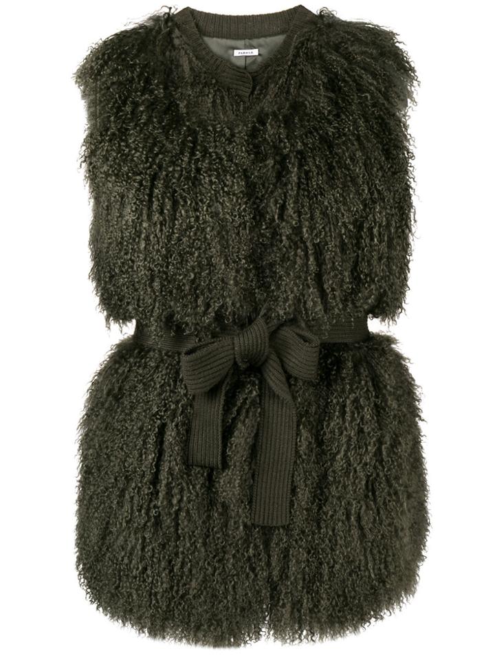 P.a.r.o.s.h. Knitted Gilet - Green