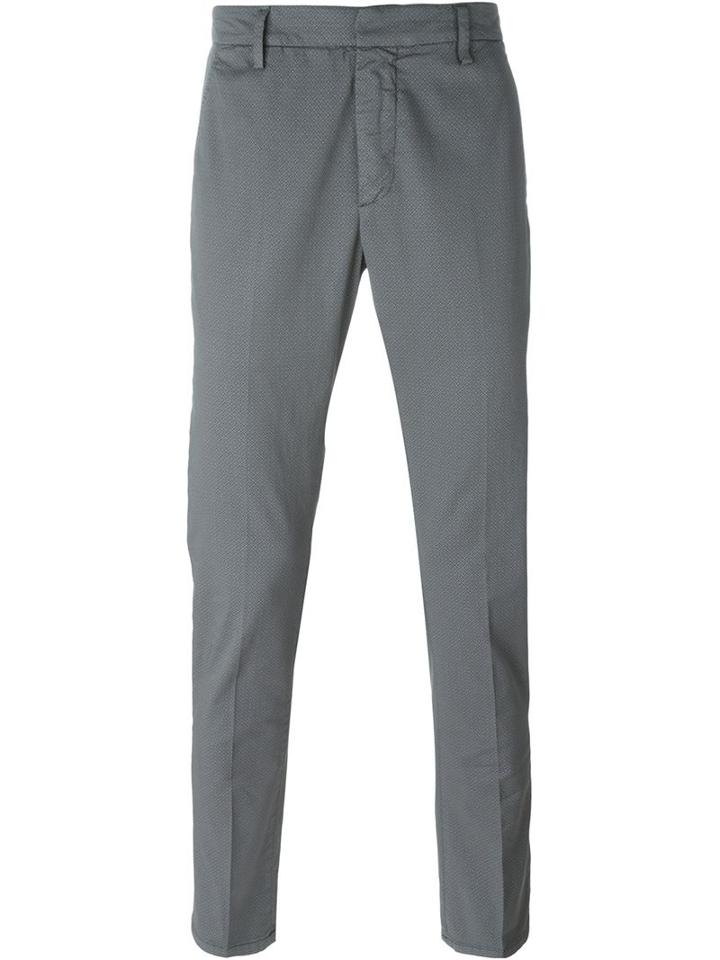 Dondup Skinny Chinos, Men's, Size: 33, Grey, Cotton/spandex/elastane