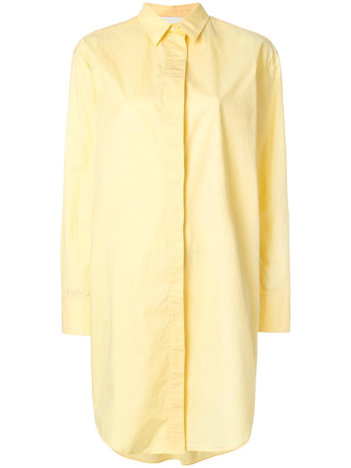Cédric Charlier Shirt Dress - Yellow & Orange