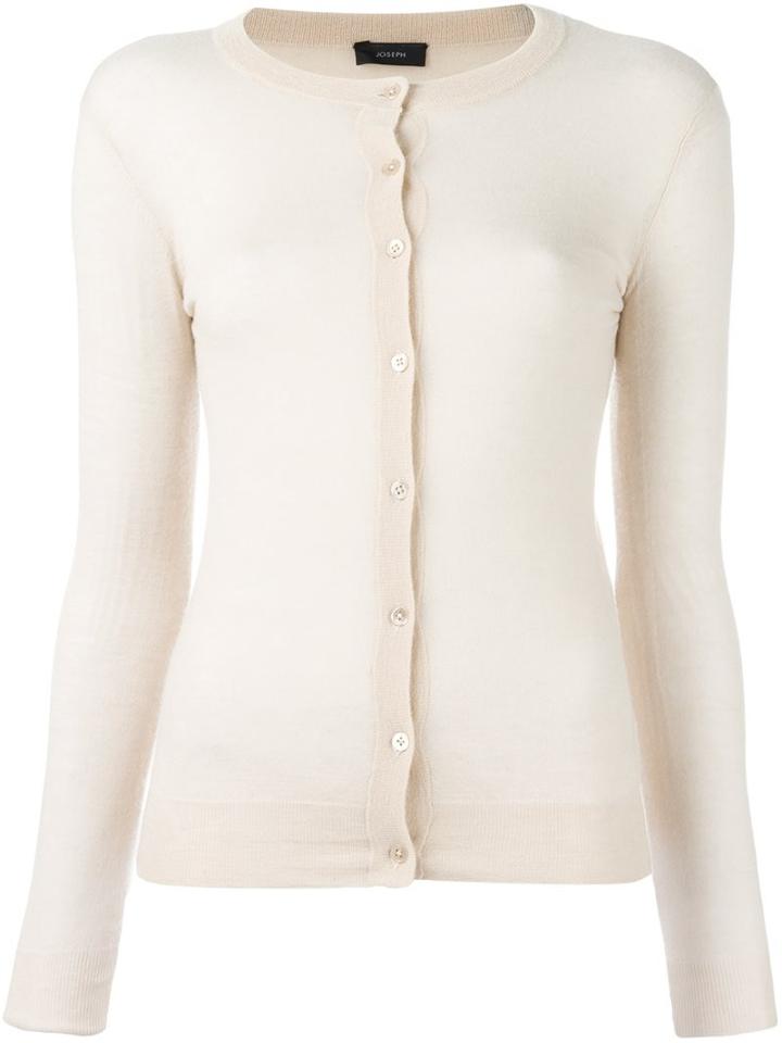 Joseph Classic Cardigan, Women's, Size: Xl, Nude/neutrals, Cashmere