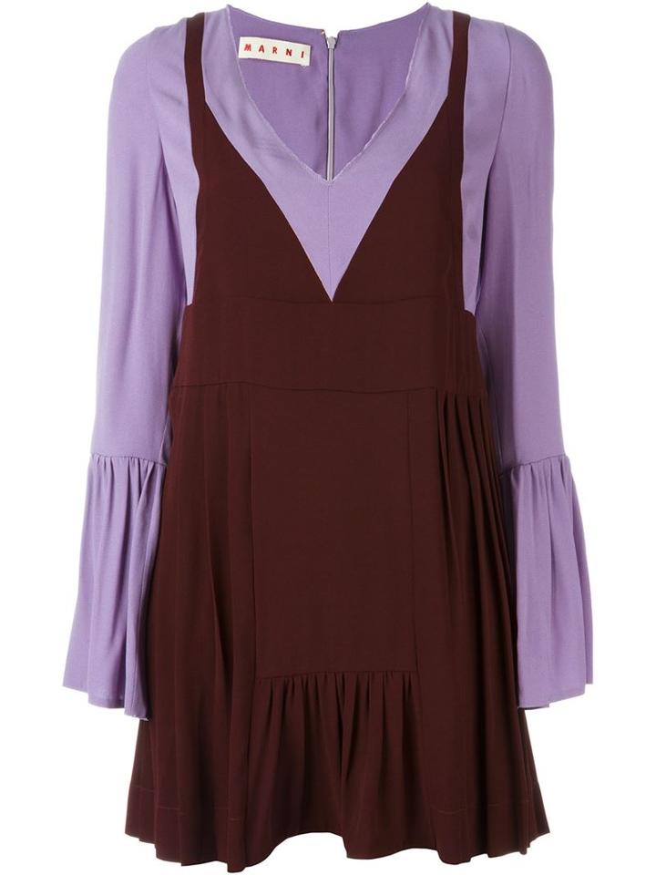 Marni V-neck Tunic Dress