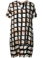 Barba - Patterned Dress - Women - Silk - 50, Black, Silk