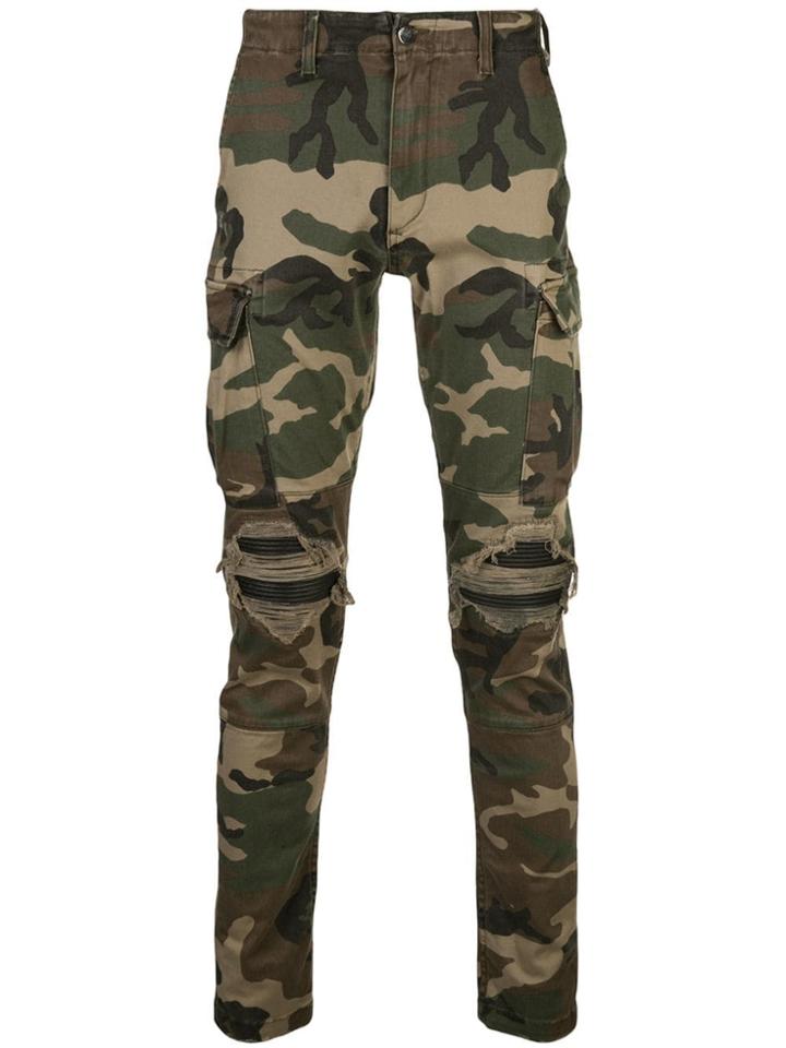 Amiri Distressed Jeans - Green