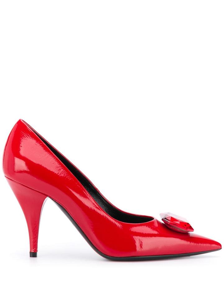 Casadei Crazy Diamond Visione Pumps - Red