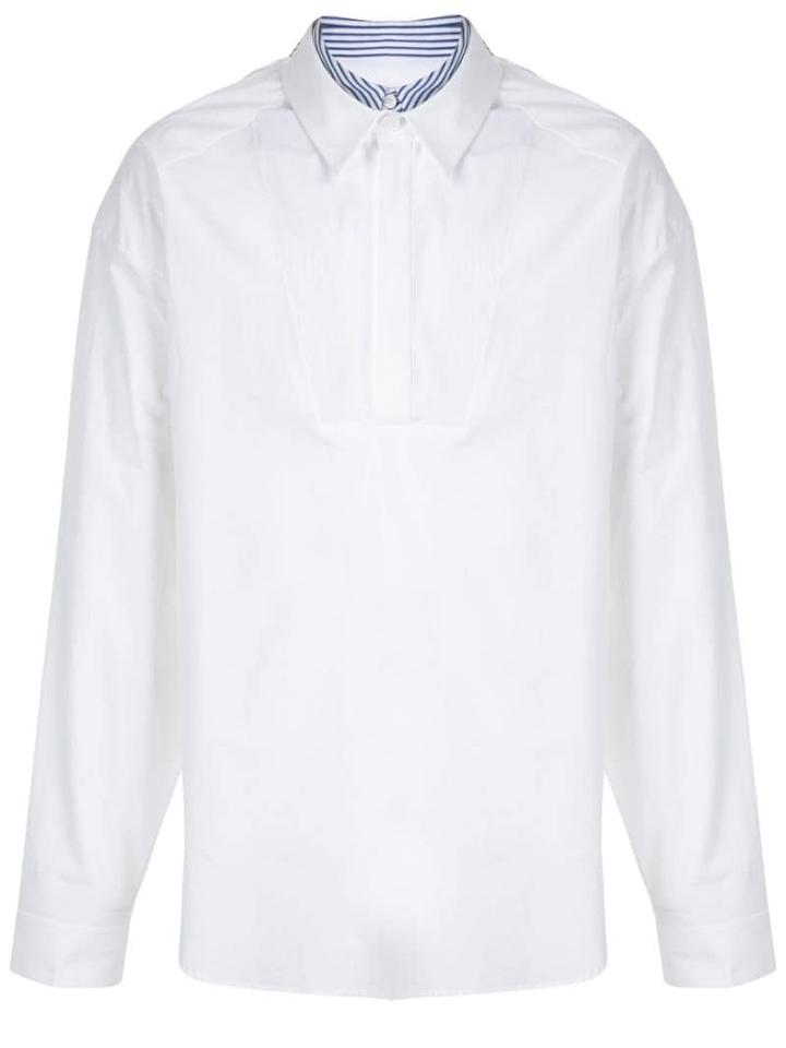 Juun.j Oversized Placket Shirt - White