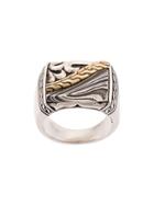 John Hardy Classic Chain Engraved Ring - Silver