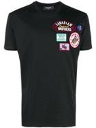 Dsquared2 Patch Detail T-shirt - Black
