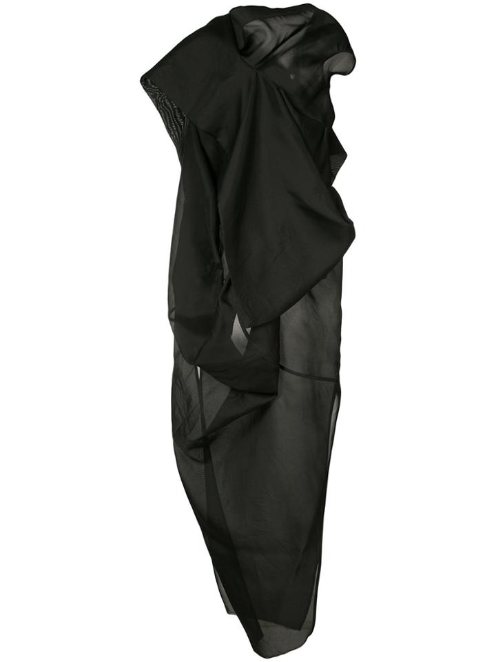 Rick Owens Egret Evening Dress - Black