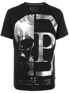 Philipp Plein - Skull Logo Printed T-shirt - Men - Cotton - M, Black, Cotton